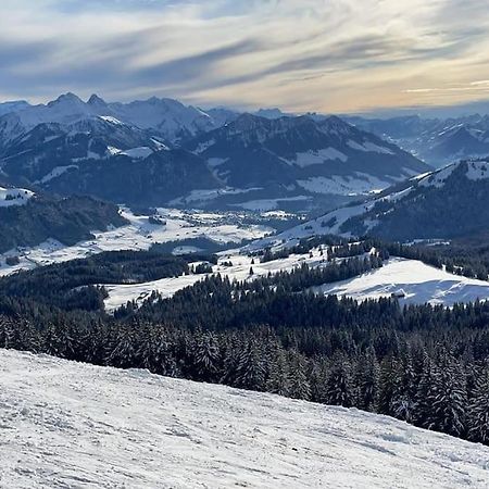 Confortable Chalet Avec Magnifique Vue En Gruyere. Charmey Εξωτερικό φωτογραφία